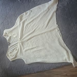 Cute Flowy Blouse with Gromet Details